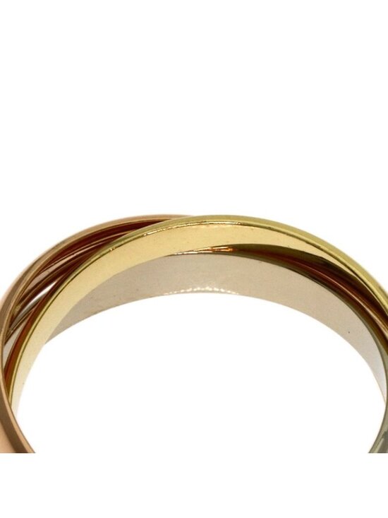 Cartier Trinity SM 50 Ring 18k Yellow Gold 18k White Pink - Picture 7 of 7
